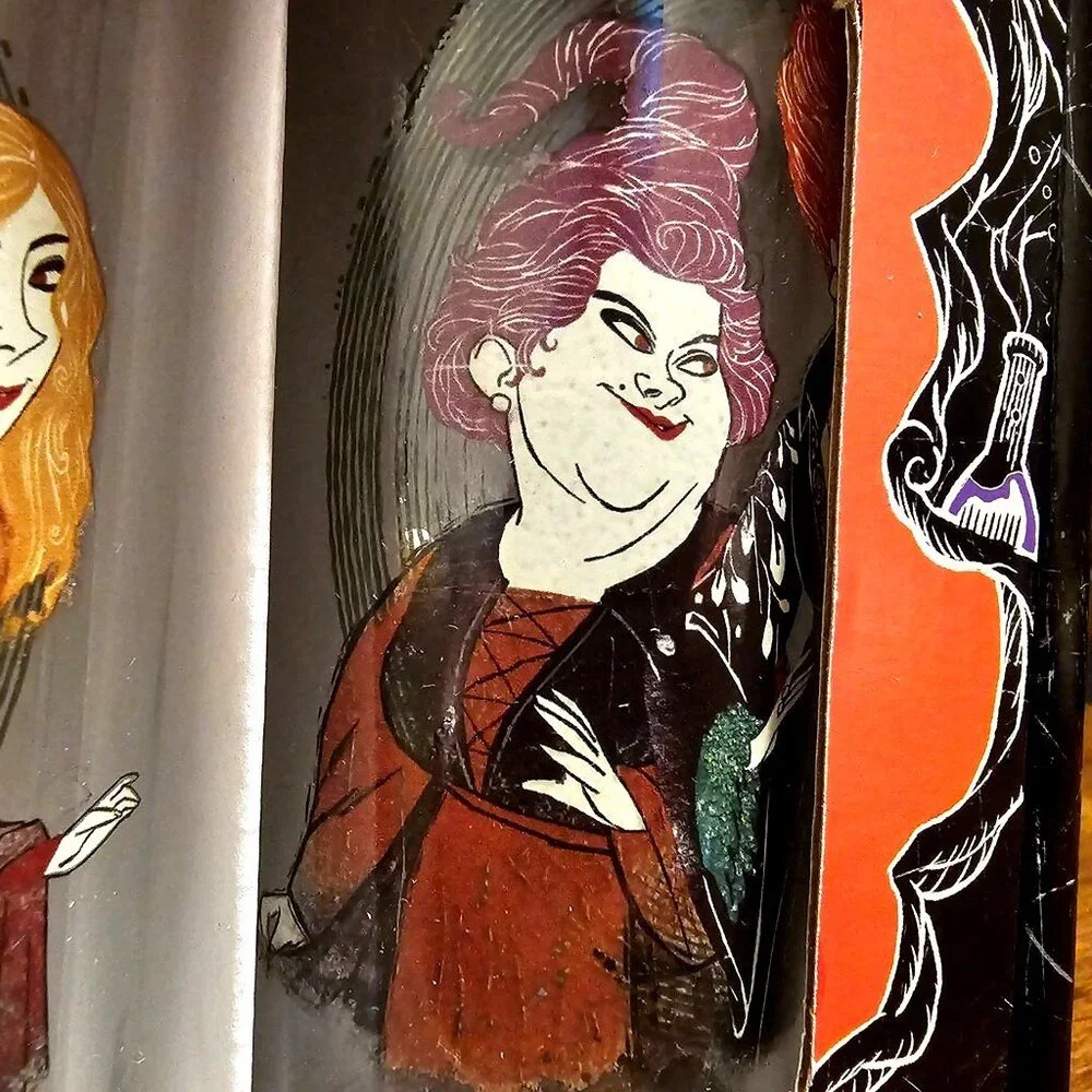NWT Disney Hocus Pocus Sanderson Sisters Glassware Set Set of 4 Halloween Party